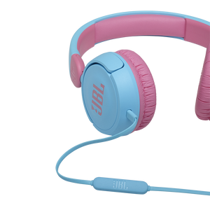 JBL Jr310 - Blue - Kids on-ear Headphones - Detailshot 2